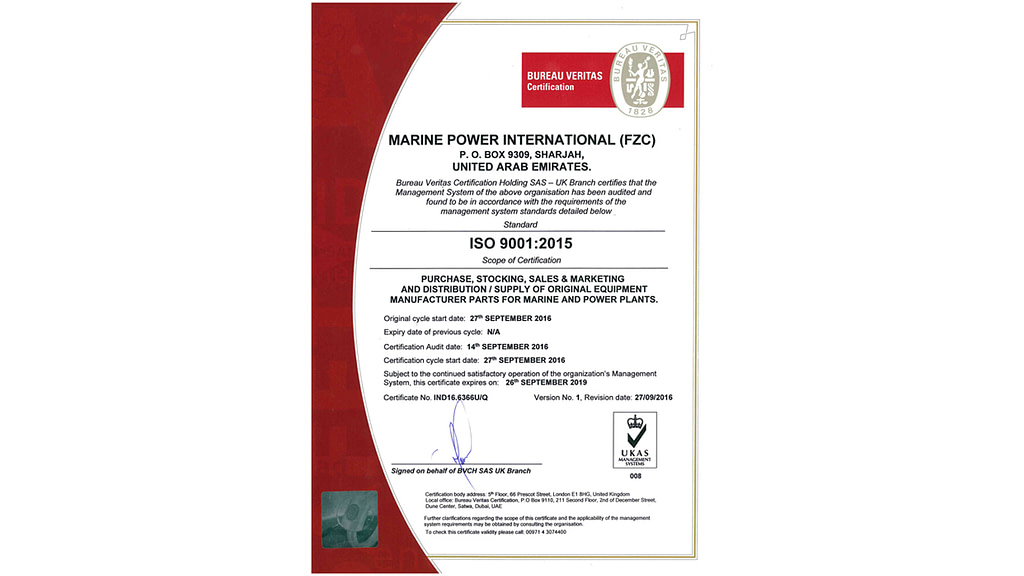 MPI ISO 9001-2015